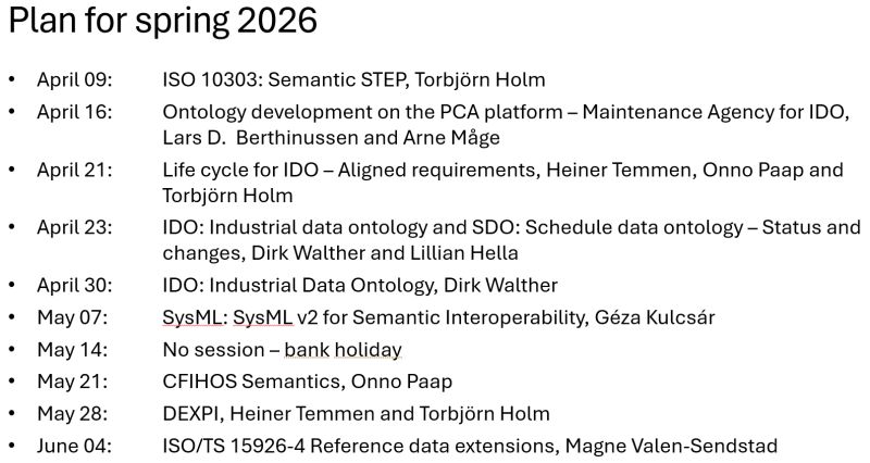 New OBI - IDO training sessions 2026 - Updated 29.05.26